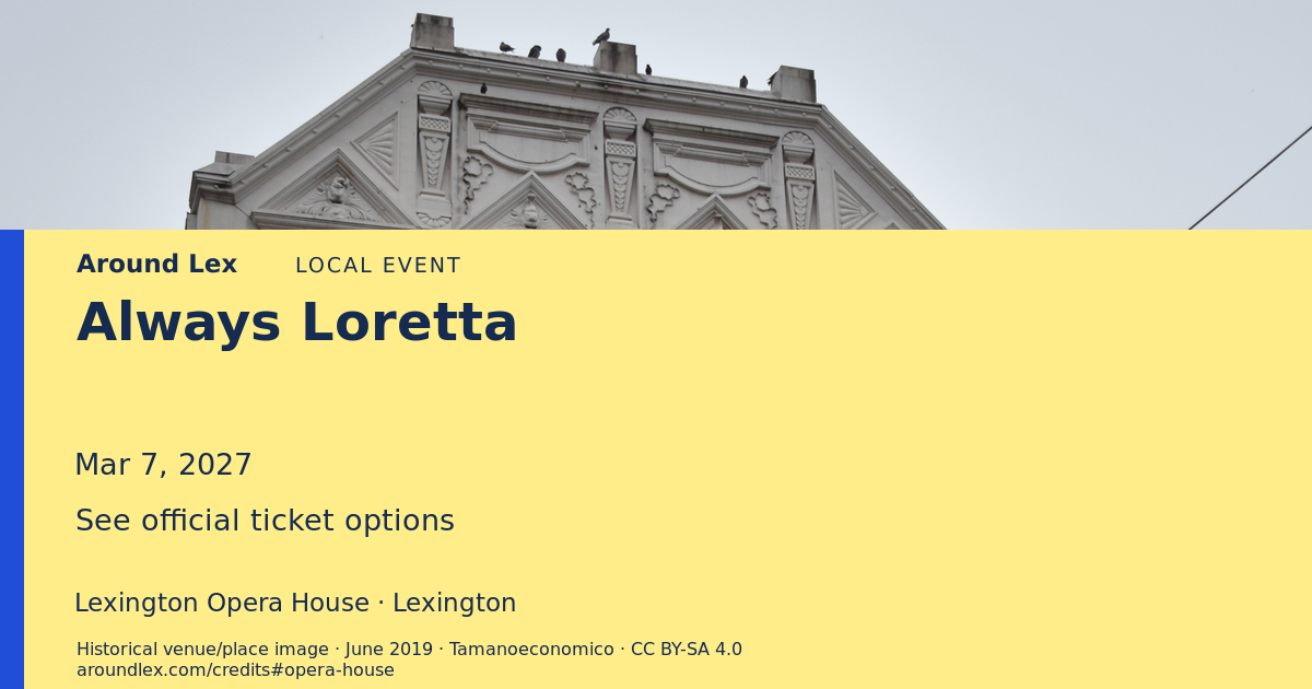 Around Lex share card for Always Loretta