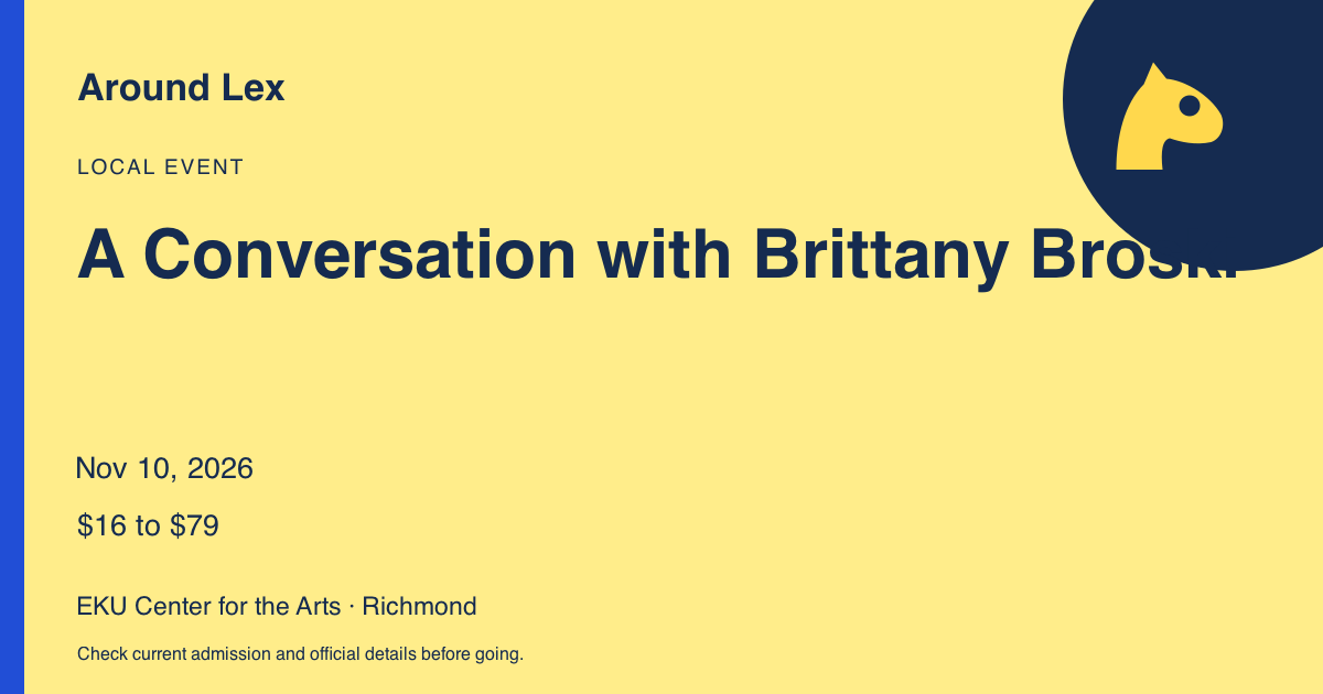Around Lex share card for A Conversation with Brittany Broski