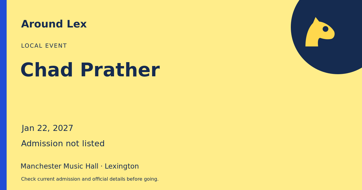 Around Lex share card for Chad Prather