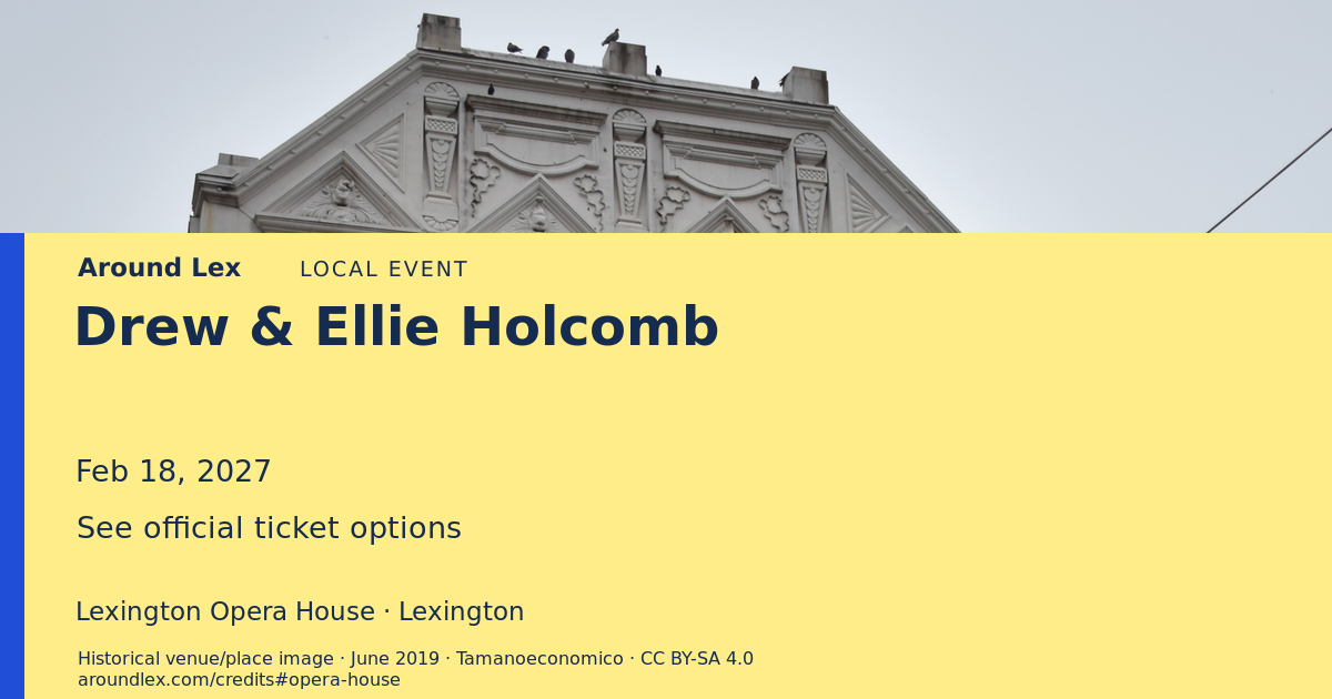 Around Lex share card for Drew & Ellie Holcomb