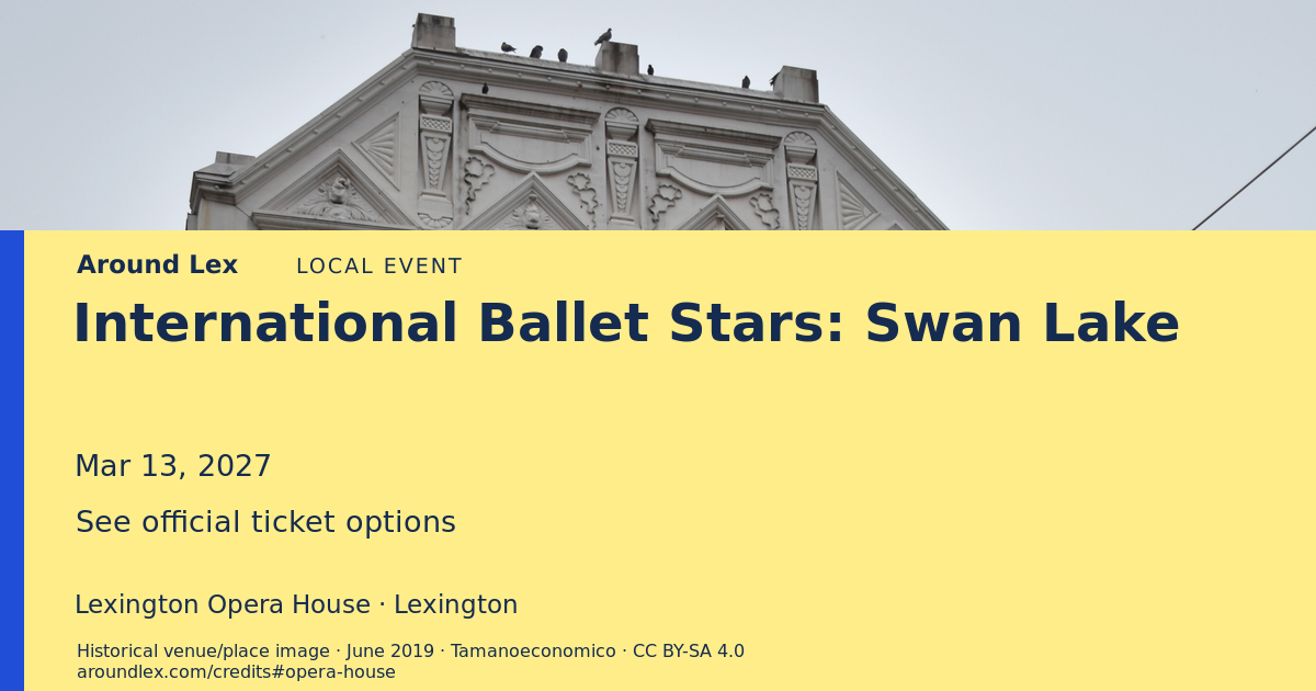 Around Lex share card for International Ballet Stars: Swan Lake