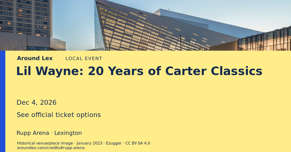 Around Lex share card for Lil Wayne: 20 Years of Carter Classics