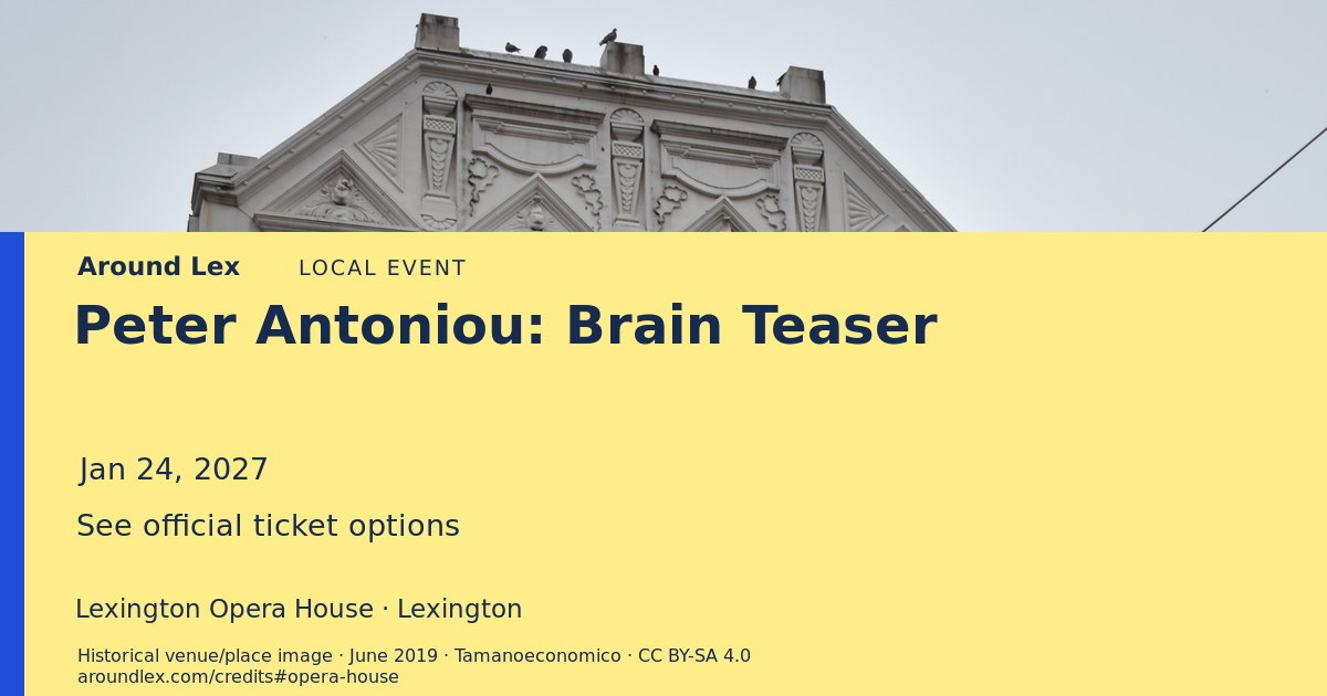 Around Lex share card for Peter Antoniou: Brain Teaser