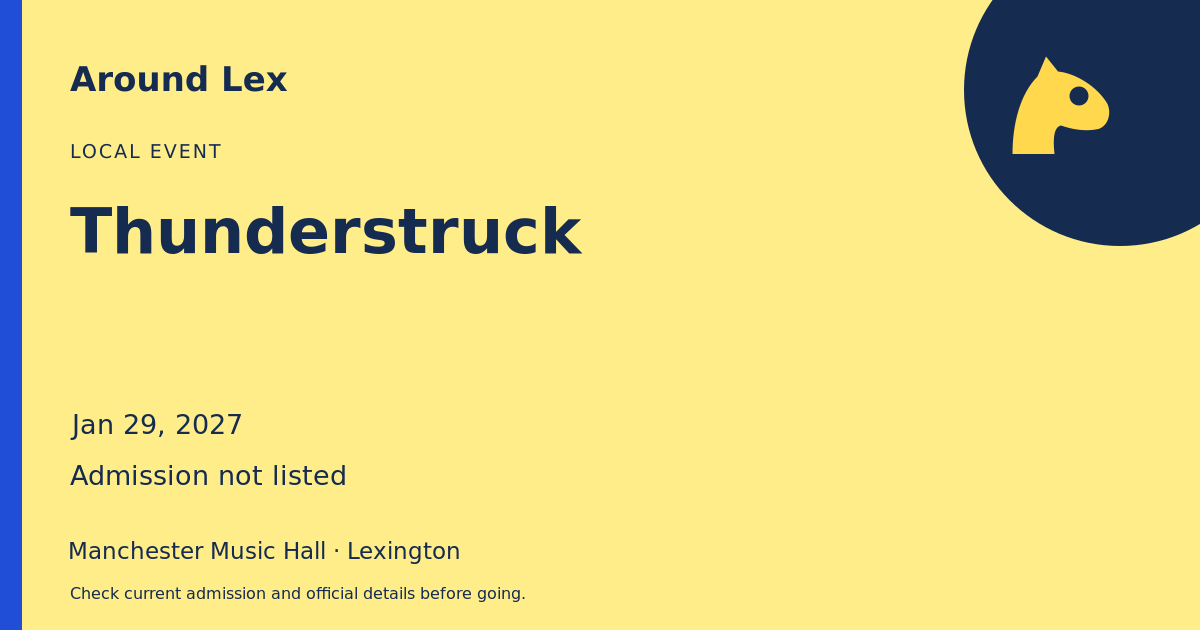 Around Lex share card for Thunderstruck