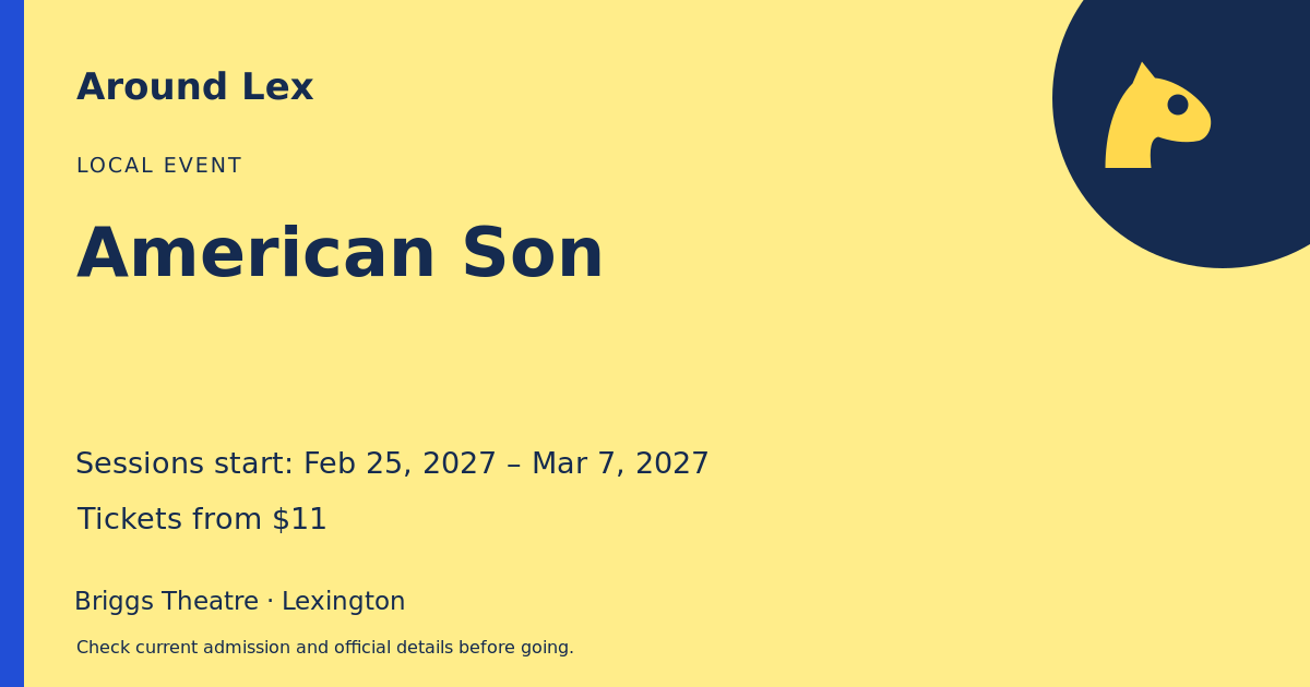Around Lex share card for American Son