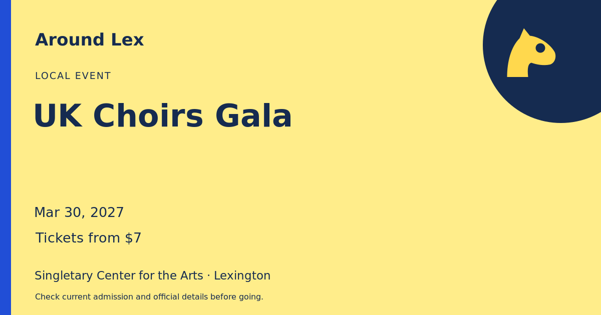 Around Lex share card for UK Choirs Gala