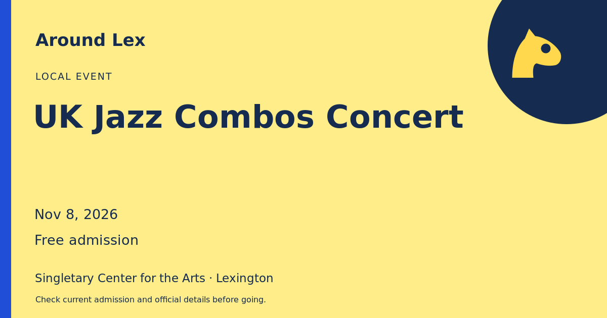 Around Lex share card for UK Jazz Combos Concert